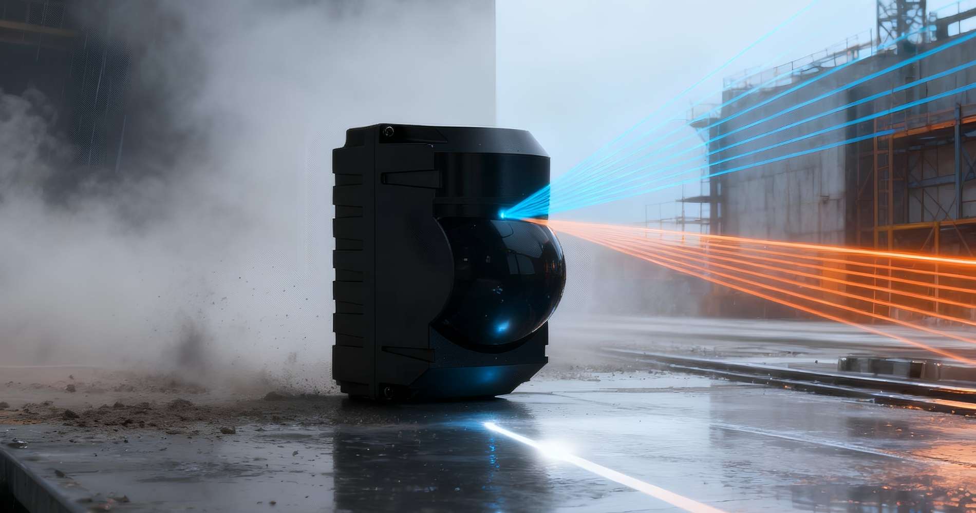 3D LiDAR with Spatial Filtering in Harsh Outdoor Conditions